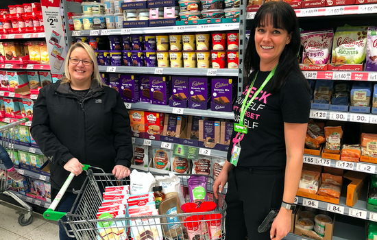 Asda Trolley Dash for Bake Sale