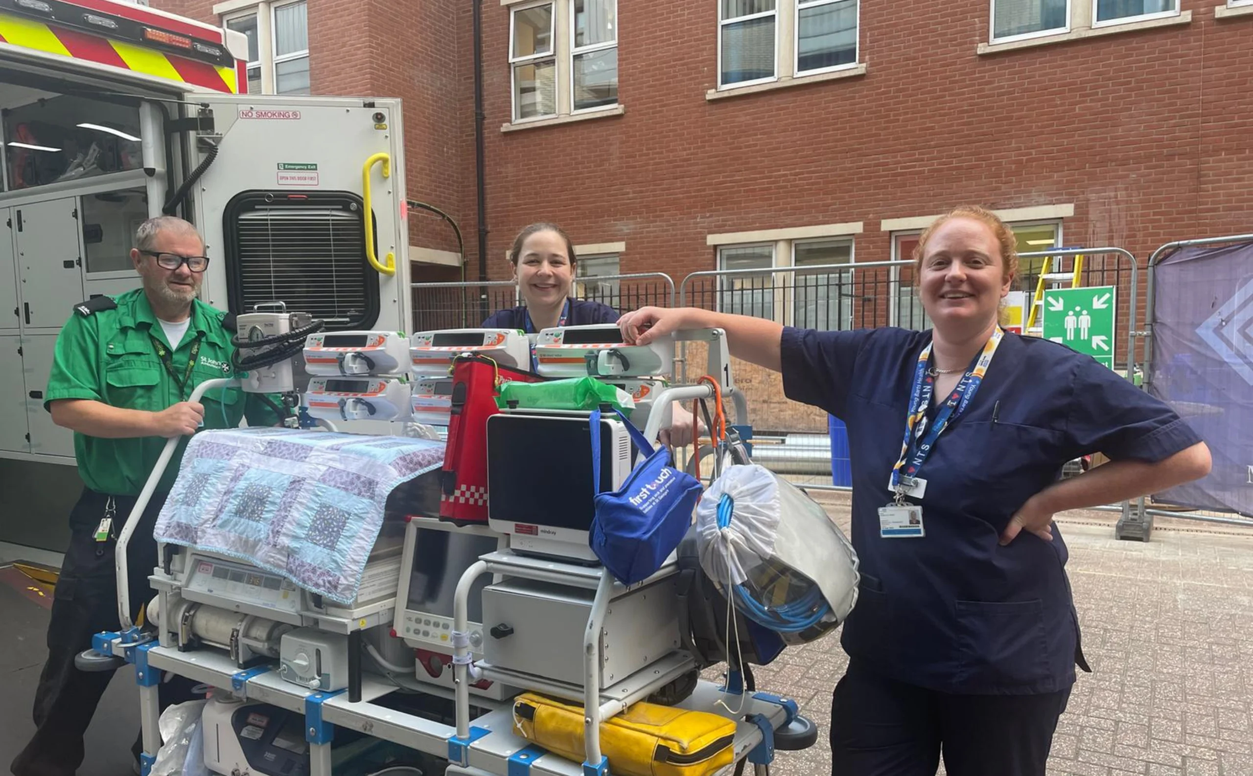 London's Neonatal Transfer Service during a transfer